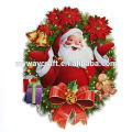 2015 coming christmas festival large size paper 3D christmas sticker